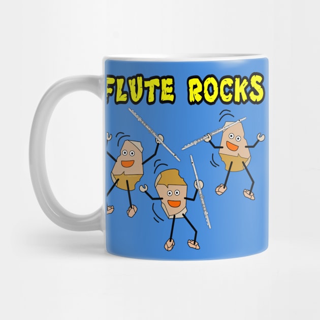 Flute Rocks by Barthol Graphics